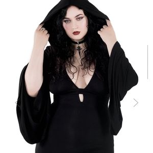 Killstar Deity Hooded Dress